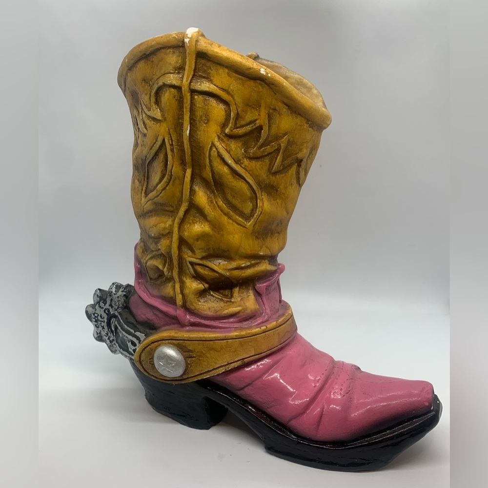 Pink Ceramic Boot